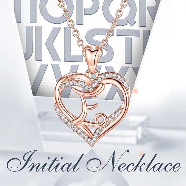 Thumbnail 6 de INFUSEU collana lettera A cuore, 20 pollici