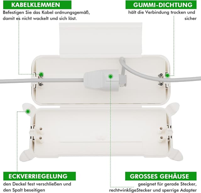Thumbnail 2 de Restmo Kabelbox 290 mm wasserdicht 🔌
