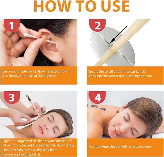 Thumbnail 2 de Bougies d’Oreilles 16 Pièces Relax