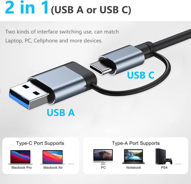 Thumbnail 5 de Oliveria USB C Hub 3.0 8in 2 USB
