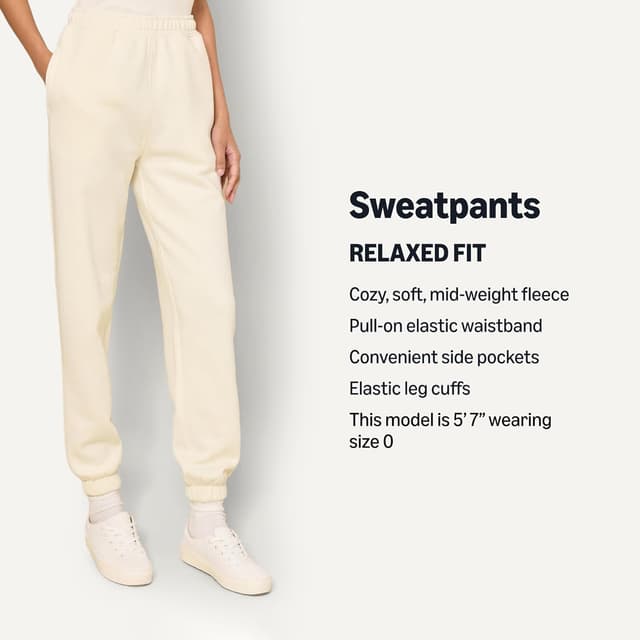 Detalle de Amazon Essentials jogger, high-rise relaxed-fit