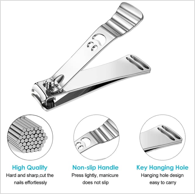 Thumbnail 5 de longzon Nail Clippers 2-pack stainless steel nail clippers ✂