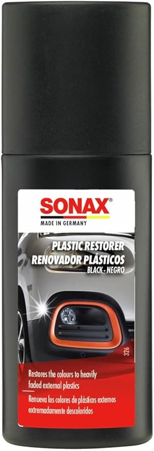 Detalle de SONAX Renovador Plásticos 100 ml - Revive el Color