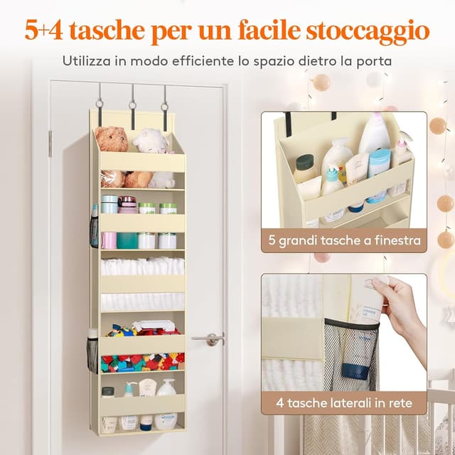 Detalle 2 de Lifewit organizer da porta con 4 tasche