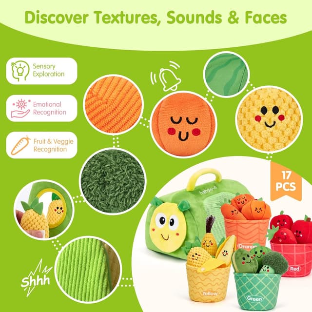 Detalle 2 de Hahaland Montessori Toys 17-Piece Color Sorting