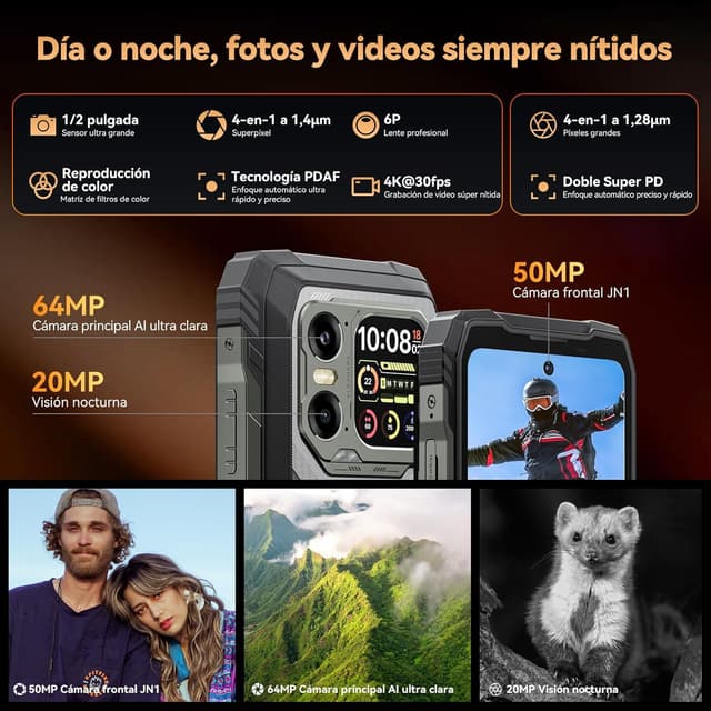 Thumbnail 8 de Blackview Xplore 1 5G Rugerizado 📱 36GB+256GB/2TB, 20000mAh, Pantalla 6.78" FHD+