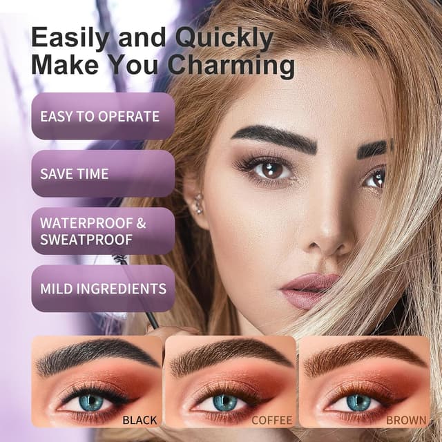 Detalle 2 de Eyelash & Eyebrow Color Kit (Black) — 2-in-1 Lash & Brow Coloring Set for Natural-Looking Results