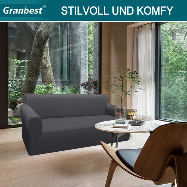 Detalle 2 de Granbest Copridivano Spessa 3 Posti Grigio