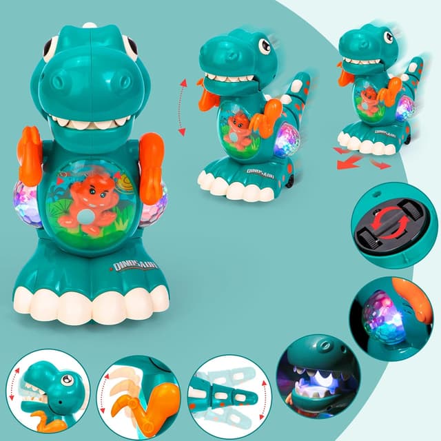 Thumbnail 1 de Highttoy Giochi Bambini 1 Anno Dinosauro gattonare