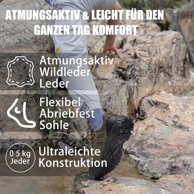 Detalle 2 de SHULOOK Herren Wanderschuhe mit SL-TEX