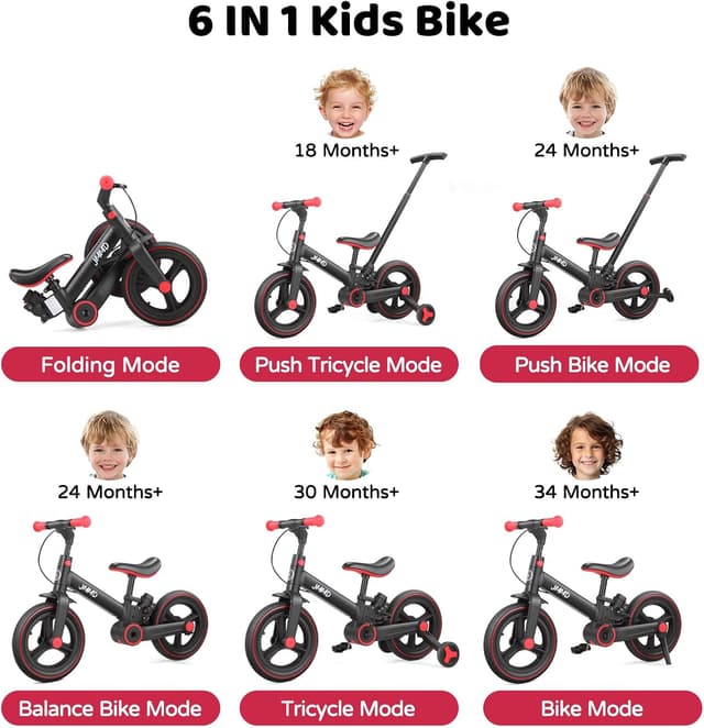 Thumbnail 1 de JMMD 6-in-1 Toddler Bike 12"