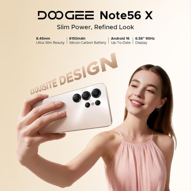 Thumbnail 1 de DOOGEE Note 56X 6.56" HD+ 90Hz smartphone