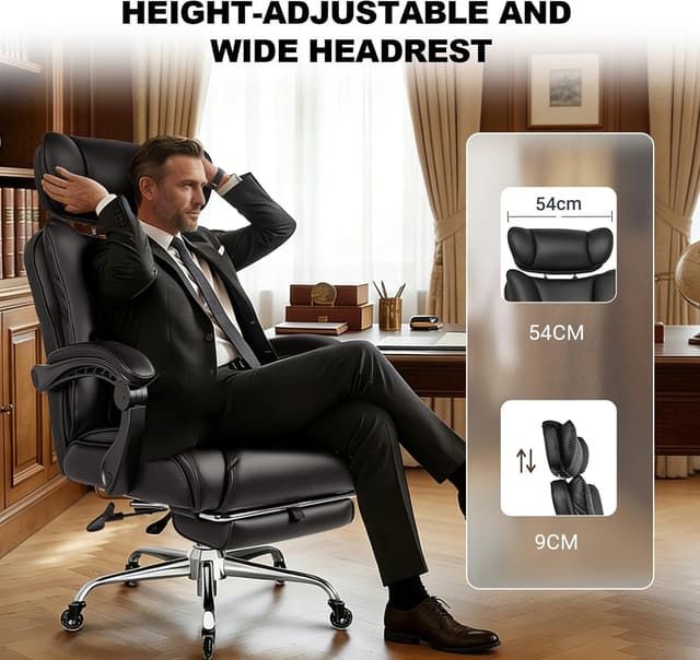 Detalle de BASBTBL Executive Office Chair 200kg heavy duty