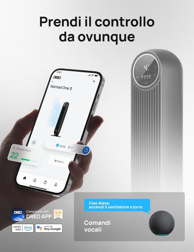 Thumbnail 5 de Dreo Ventilatore a Torre Smart 91,44 cm