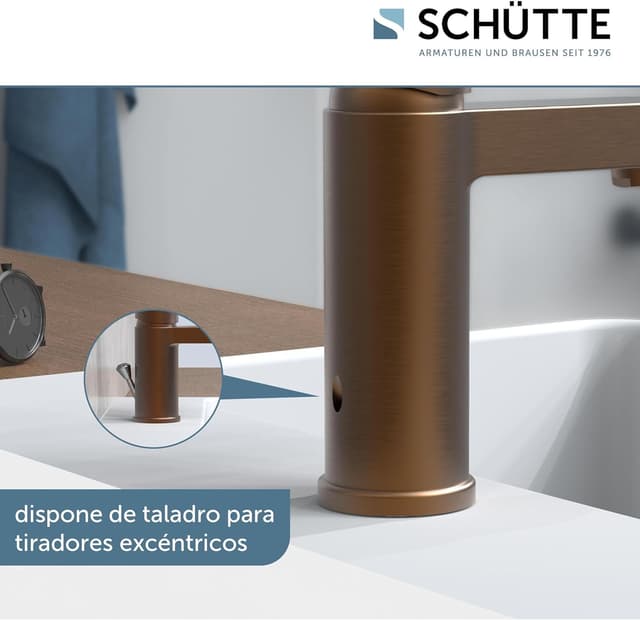 Thumbnail 3 de Schütte 34213 Grifo de Lavabo Elephant Cobre 🐘