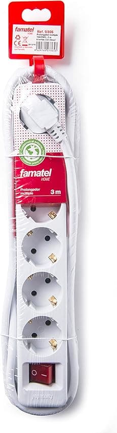 Thumbnail 5 de FAMATEL Regleta ecosockets 6 tomas 3 m