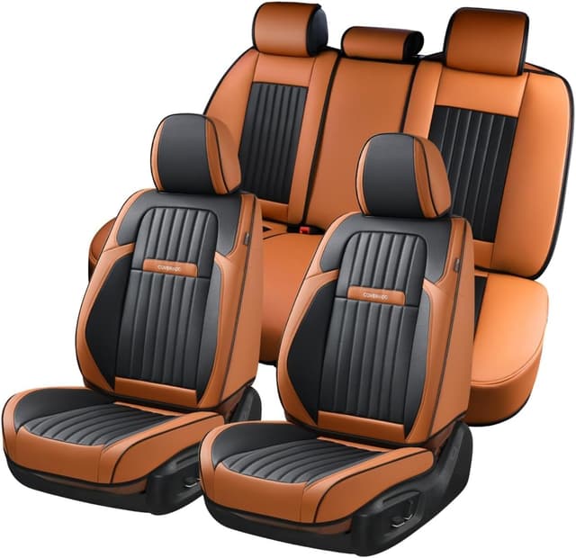 Imagen de Coverado Car Seat Covers Full Set Nappa Leather en OfertitasTOP