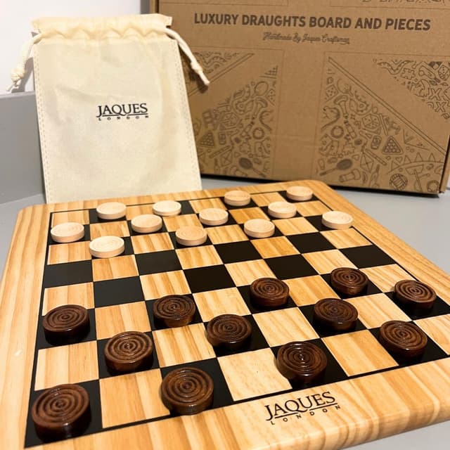 Detalle 2 de Draughts board game 12 inch Jaques