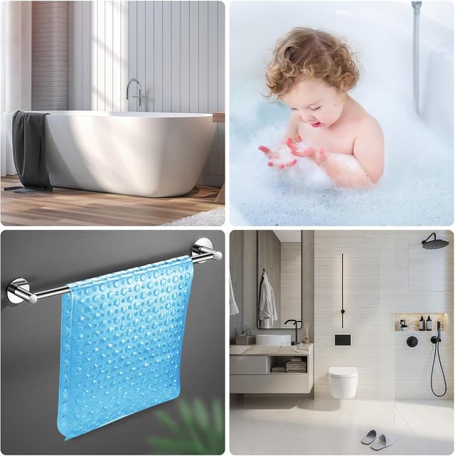 Thumbnail 4 de DOPROP 100x40cm Anti-Slip Bathtub Mat