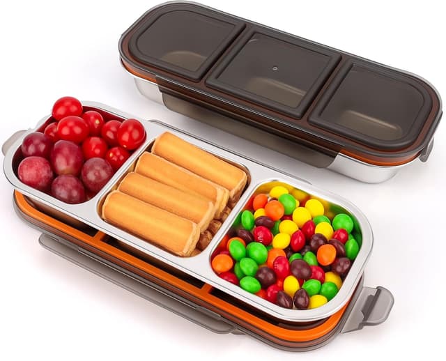 Detalle de Edelstahl Snackbox Musiwanna 600 ml