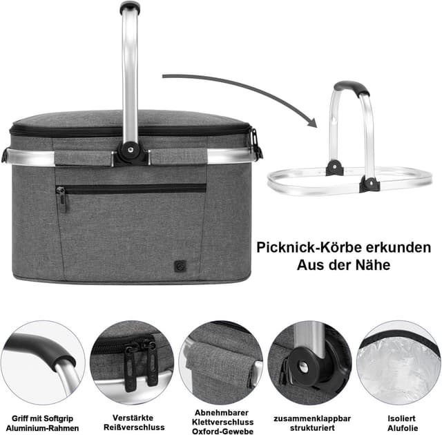 Thumbnail 5 de ALLCAMP Faltbar Isoliert Kühltasche