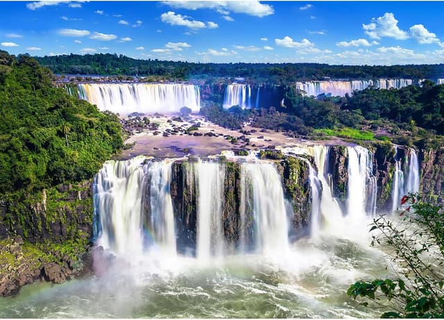 Detalle de HUADADA 1000-piece Jigsaw Puzzle for Adults – Iguazu Waterfalls (GSSQ0029-0001)