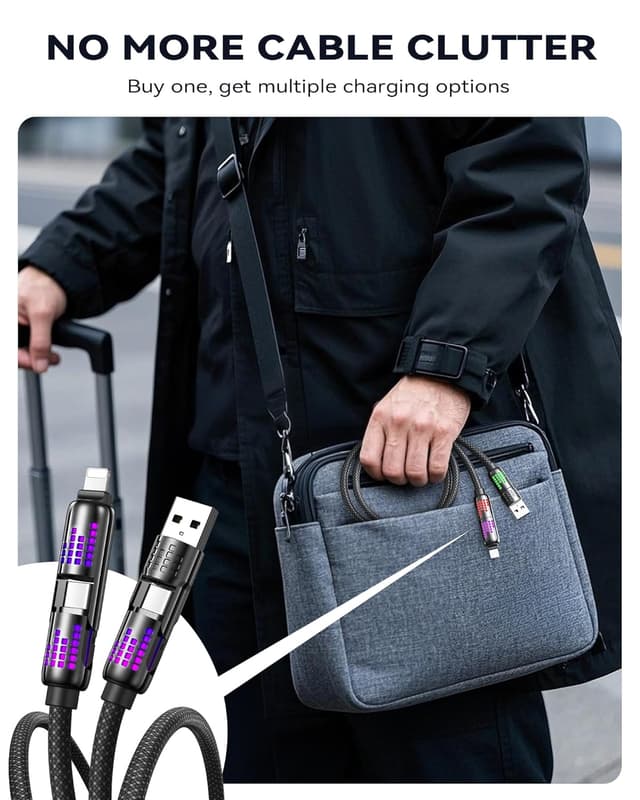 Thumbnail 4 de RAVIAD Multi Cable 4 en 1 3M 240W