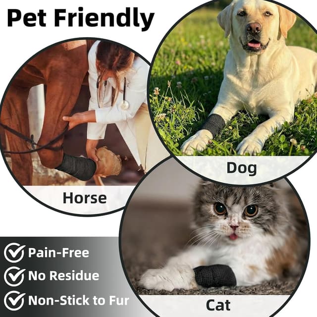 Detalle 1 de HONYAO Selbstklebender Verband 5 cm x 4,5 m