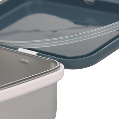 Detalle 2 de Lässig Lunchbox Happy Prints Midnight Blue: fiambrera infantil de acero inoxidable para el día a día