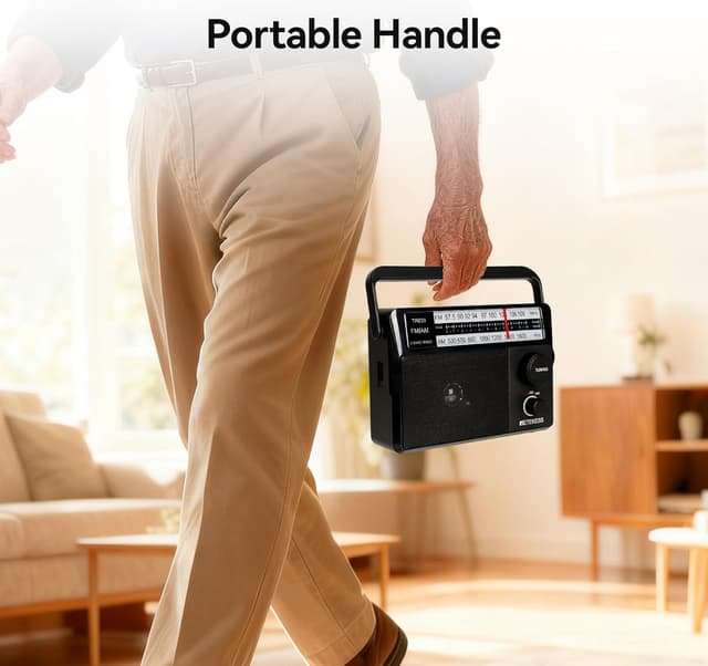 Thumbnail 5 de Retekess TR633 radio portatile AM/FM con jack per cuffie