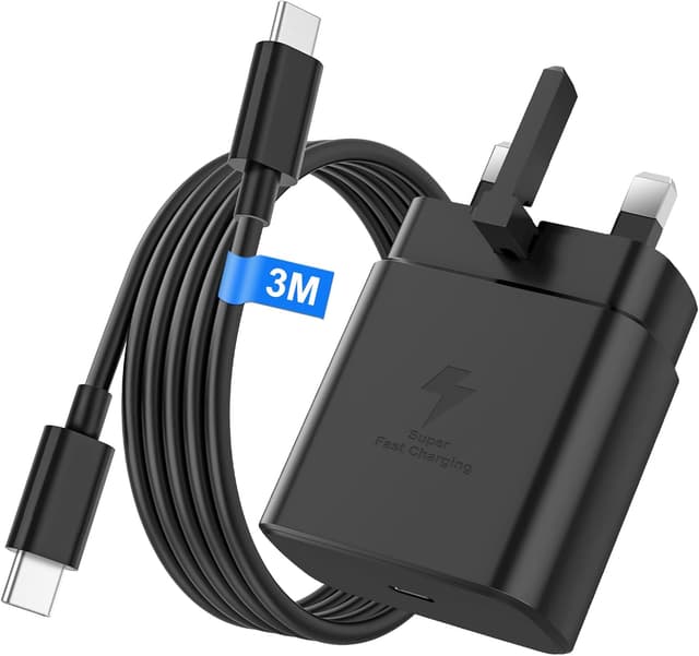 Detalle de 45W Super Fast USB-C Charger with 3M USB-C Cable (PD 3.0) for Samsung Galaxy phones & tablets
