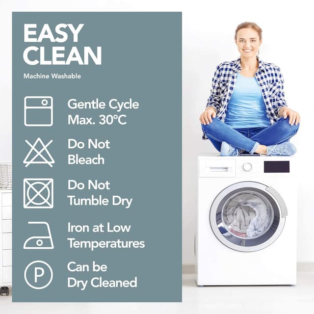 Thumbnail 6 de Deconovo tende oscuranti termiche con nastro a matita, set da 2 pannelli 140x175 cm (blu cielo)