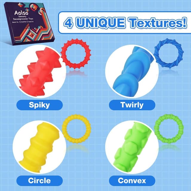 Thumbnail 3 de Aolso Pulseras Antiestrés 10 piezas