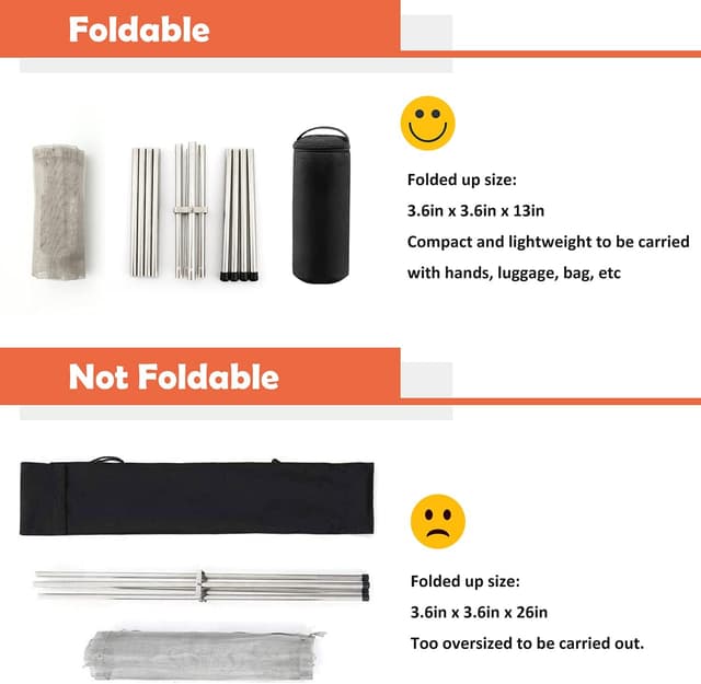 Thumbnail 4 de Portable Fire Pit Stainless Steel Foldable Fire Bowl