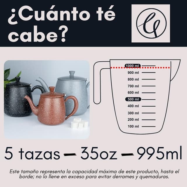 Thumbnail 2 de Café Olé Premium Granite Tetera 995 ml