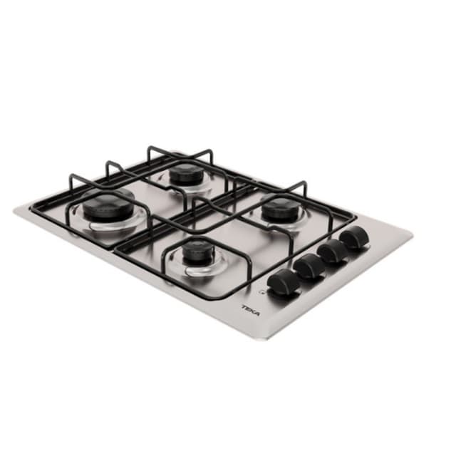 Detalle de Teka HLX 540 KL🔥 Placa de gas butano, acero inoxidable