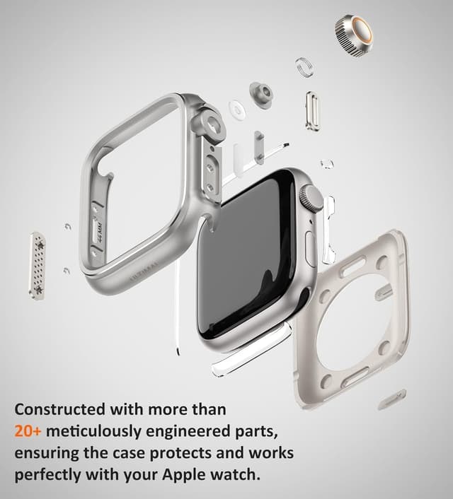 Detalle 2 de Apple Watch Series 10 46mm case in silver