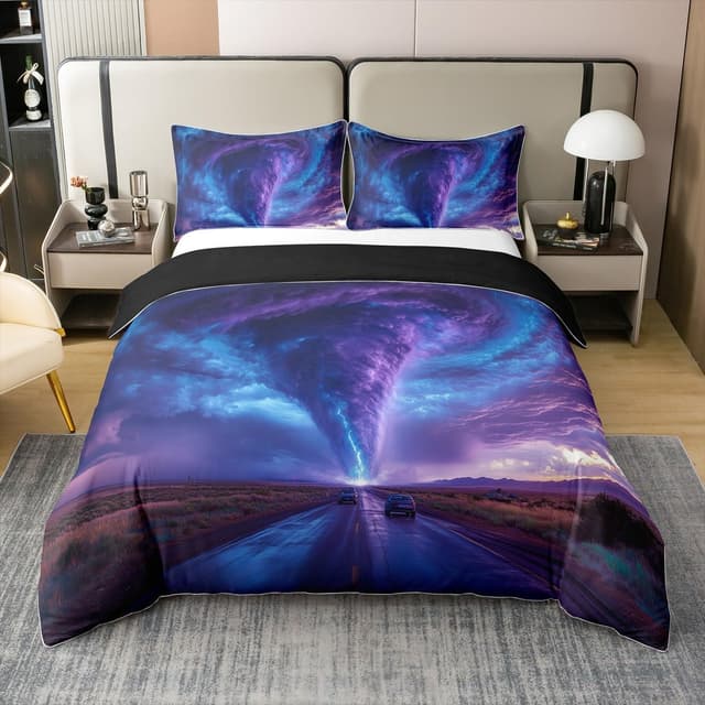 Imagen de Lila Tornado Bettbezug 135x200 100% Baumwolle en OfertitasTOP