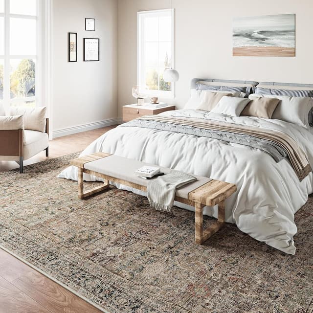 Detalle de HUGEAR Vintage-Waschbarer Teppich 200x300