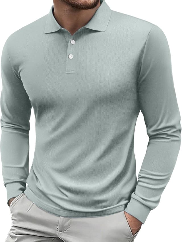 Imagen de PINSPARK Polo Uomo maniche lunghe UPF 50 en OfertitasTOP