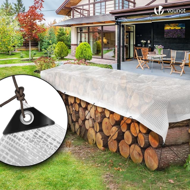 Detalle 1 de VOUNOT bâche polyéthylène 180 g/m² 3x5 m