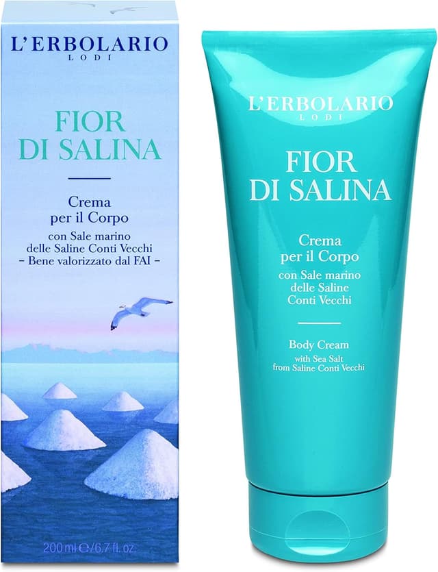 Detalle de L’Erbolario Crema Corpo Fior di Salina 200 ml