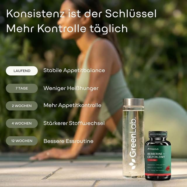 Detalle 1 de GreenLab Berberin HCL 1200 mg Kapseln