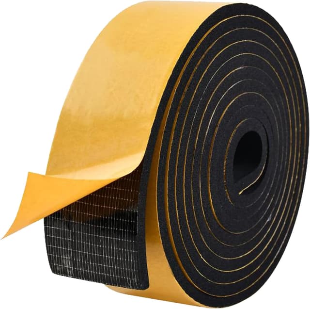 Detalle de EVA foam weather strip tape 6mm thick