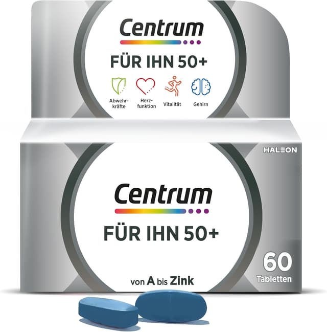 Detalle de Centrum Für Ihn 50+ Multivitamin 60 Tabletten 💊