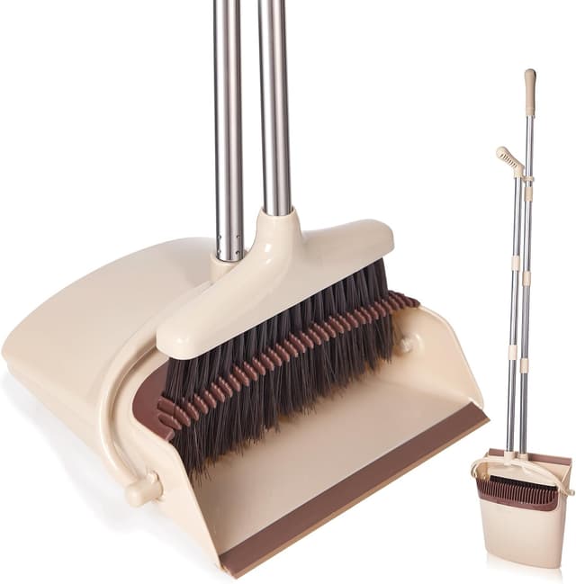 Detalle de XXFLOWER Long Handle Dustpan and Brush Set