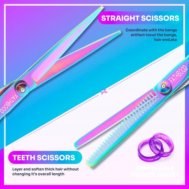 Thumbnail 3 de Friseurschere Set 14tlg 6,7 Zoll Profi