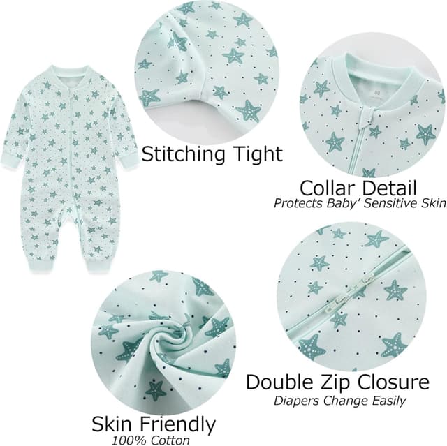 Thumbnail 1 de MAMIMAKA 2-way Zip Romper 0-24 M