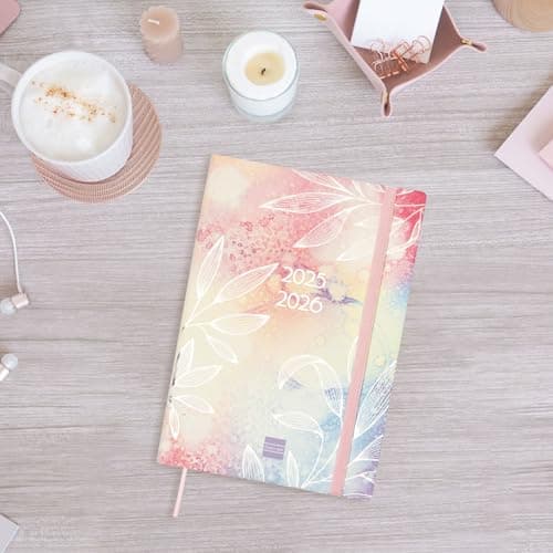 Detalle de Finocam Agenda Mara 18 meses 2025‑2026, semana vista