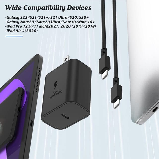 Thumbnail 6 de 45W Super Fast Charger 2Pack with 6ft USB-C Cable